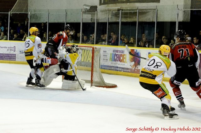Photo hockey match Mulhouse - Strasbourg  le 22/09/2012