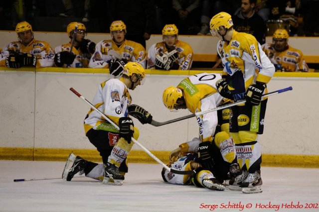 Photo hockey match Mulhouse - Strasbourg  le 22/09/2012