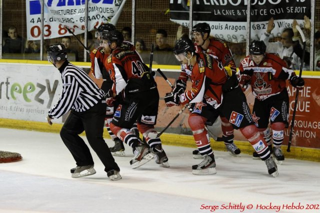 Photo hockey match Mulhouse - Strasbourg  le 22/09/2012