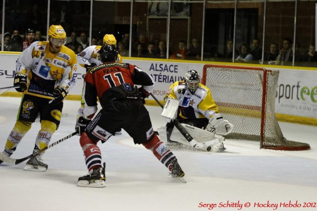 Photo hockey match Mulhouse - Strasbourg  le 22/09/2012