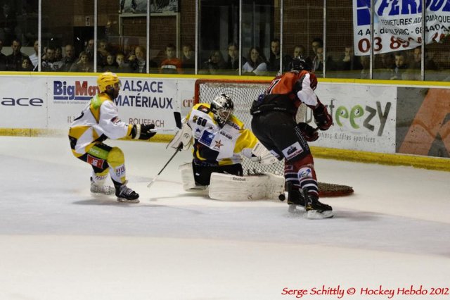 Photo hockey match Mulhouse - Strasbourg  le 22/09/2012