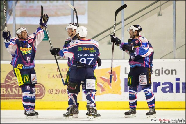 Photo hockey match Epinal  - Chamonix  le 22/09/2012