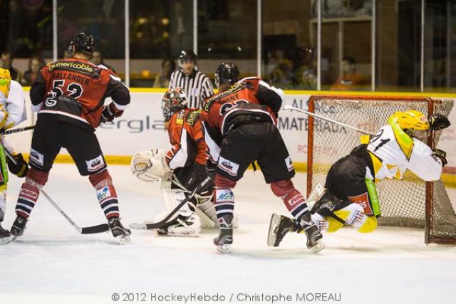 Photo hockey match Mulhouse - Strasbourg  le 22/09/2012