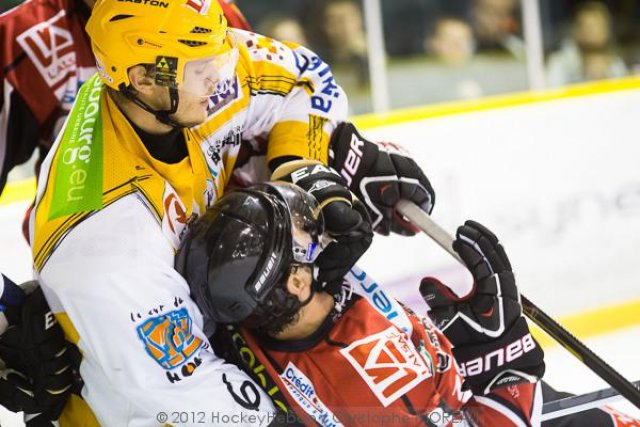 Photo hockey match Mulhouse - Strasbourg  le 22/09/2012
