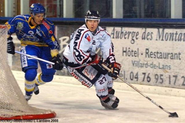 Photo hockey match Villard-de-Lans - Angers  le 01/11/2008