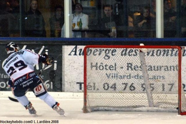 Photo hockey match Villard-de-Lans - Angers  le 01/11/2008