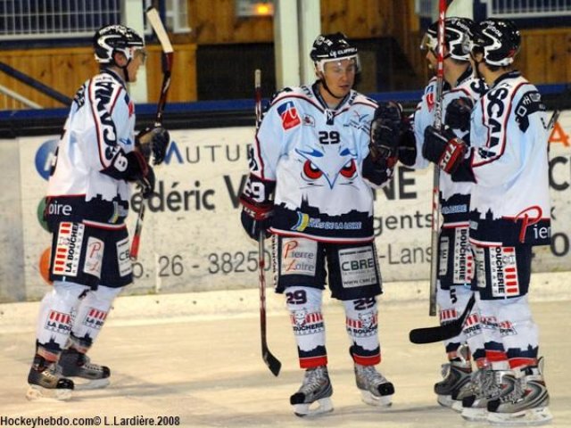 Photo hockey match Villard-de-Lans - Angers  le 01/11/2008