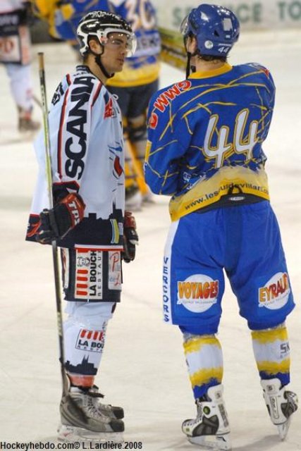 Photo hockey match Villard-de-Lans - Angers  le 01/11/2008
