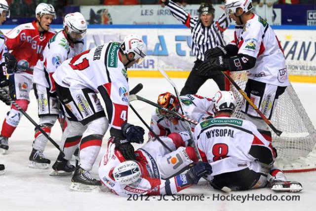 Photo hockey match Grenoble  - Briançon  le 02/10/2012
