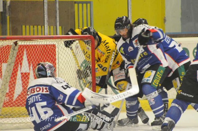 Photo hockey match Caen  - Rouen le 02/10/2012