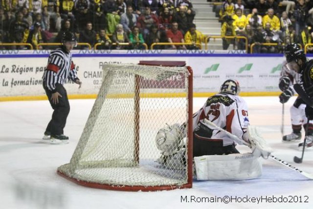 Photo hockey match Rouen - Mulhouse le 29/09/2012