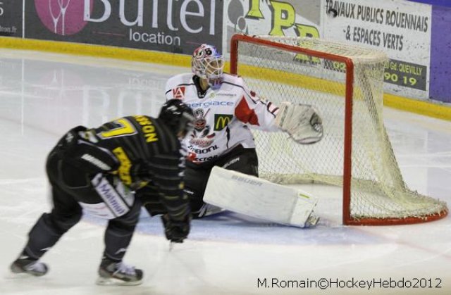 Photo hockey match Rouen - Mulhouse le 29/09/2012