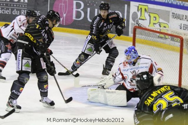 Photo hockey match Rouen - Mulhouse le 29/09/2012