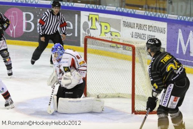 Photo hockey match Rouen - Mulhouse le 29/09/2012