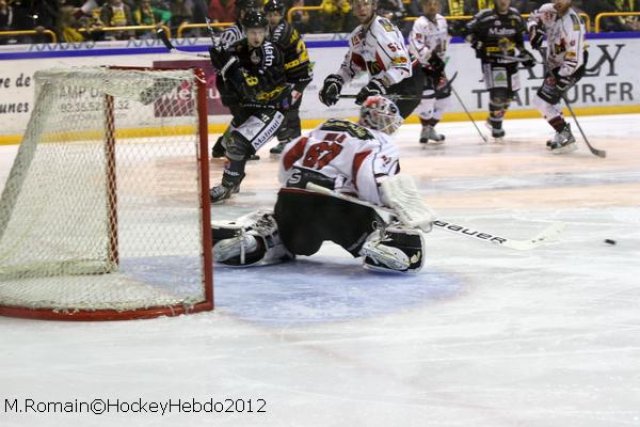 Photo hockey match Rouen - Mulhouse le 29/09/2012