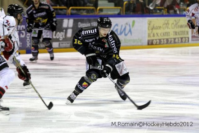Photo hockey match Rouen - Mulhouse le 29/09/2012