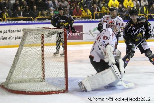 Photo hockey match Rouen - Mulhouse le 29/09/2012