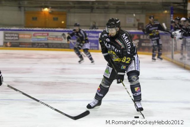 Photo hockey match Rouen - Mulhouse le 29/09/2012