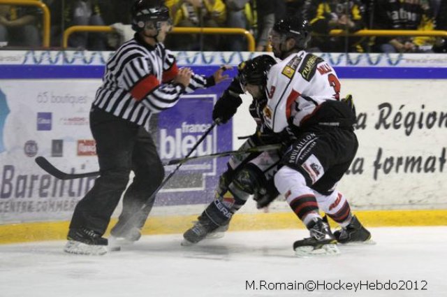 Photo hockey match Rouen - Mulhouse le 29/09/2012