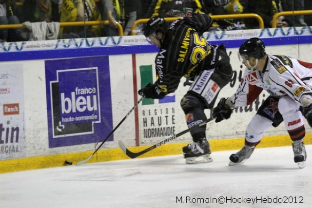 Photo hockey match Rouen - Mulhouse le 29/09/2012