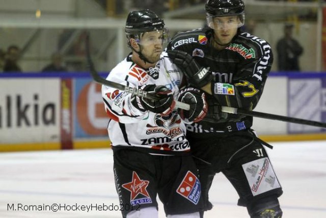 Photo hockey match Rouen - Mulhouse le 29/09/2012