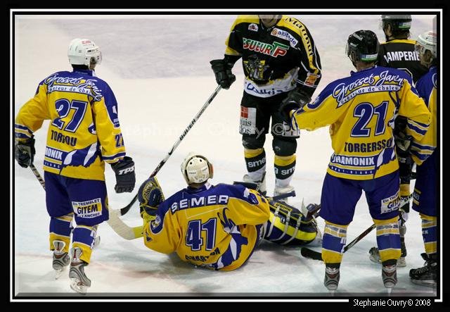 Photo hockey match Rouen - Chamonix  le 01/11/2008
