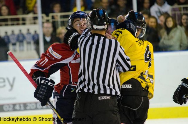 Photo hockey match Angers  - Rouen le 06/10/2012