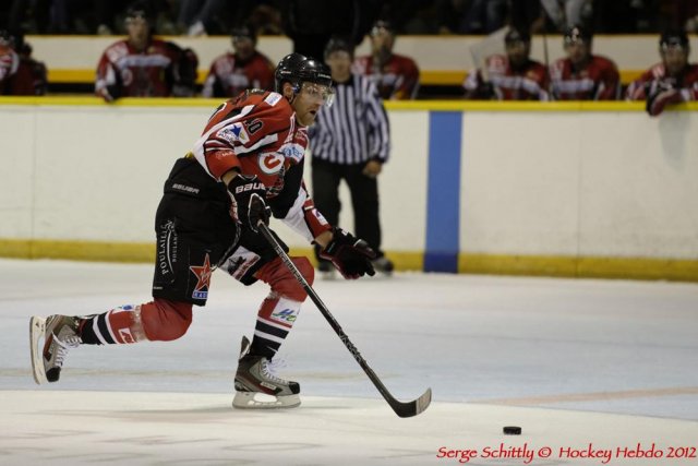 Photo hockey match Mulhouse - Grenoble  le 06/10/2012