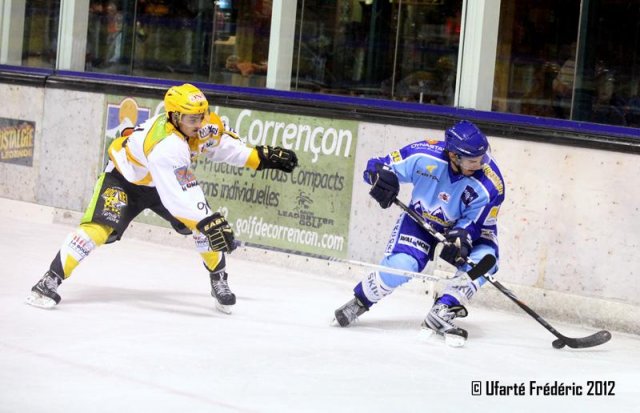 Photo hockey match Villard-de-Lans - Strasbourg  le 06/10/2012