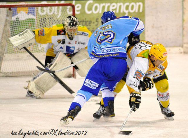 Photo hockey match Villard-de-Lans - Strasbourg  le 06/10/2012