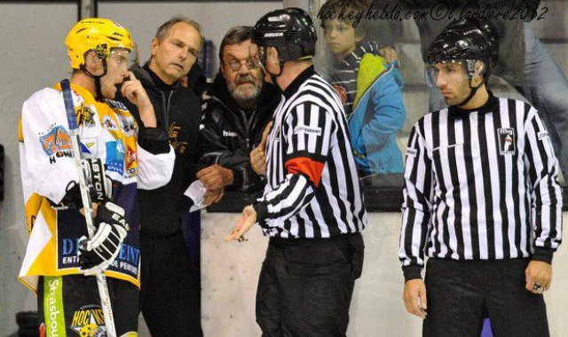 Photo hockey match Villard-de-Lans - Strasbourg  le 06/10/2012