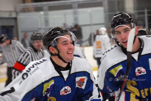 Photo hockey match Caen  - Chamonix  le 06/10/2012
