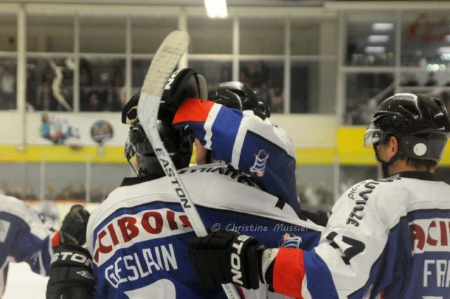 Photo hockey match Caen  - Chamonix  le 06/10/2012
