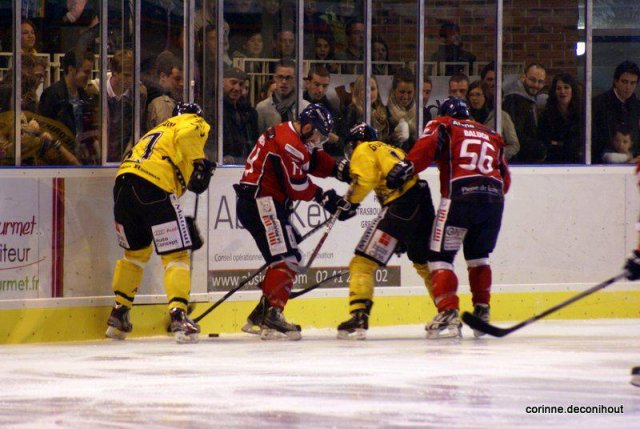 Photo hockey match Angers  - Rouen le 06/10/2012