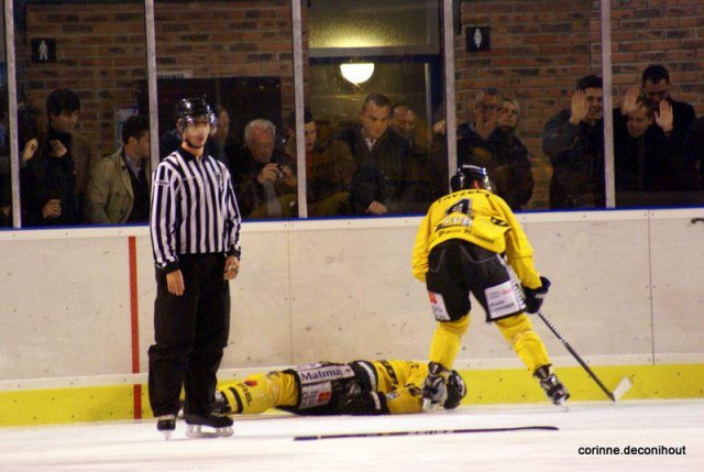 Photo hockey match Angers  - Rouen le 06/10/2012
