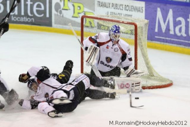 Photo hockey match Rouen - Angers  le 09/10/2012