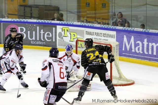 Photo hockey match Rouen - Angers  le 09/10/2012