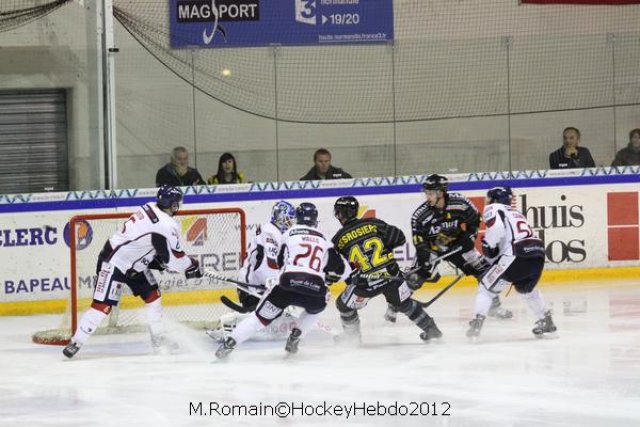 Photo hockey match Rouen - Angers  le 09/10/2012