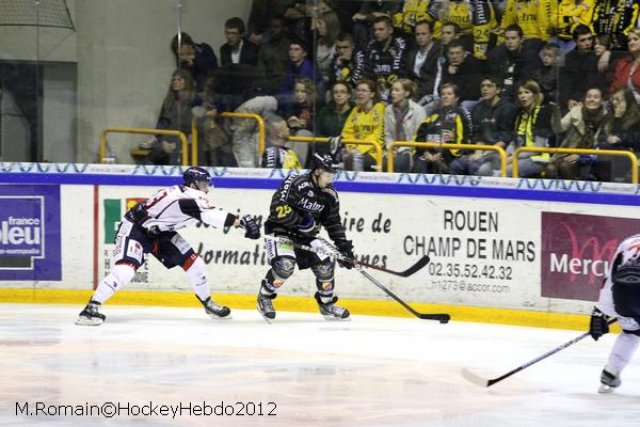Photo hockey match Rouen - Angers  le 09/10/2012