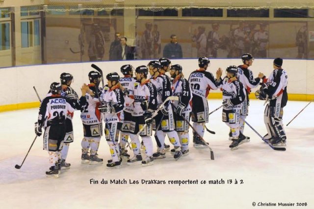 Photo hockey match Garges-lès-Gonesse - Caen  le 01/11/2008