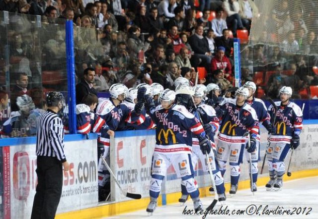 Photo hockey match Grenoble  - Amiens  le 13/10/2012