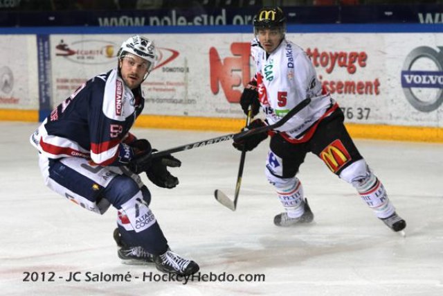 Photo hockey match Grenoble  - Amiens  le 13/10/2012