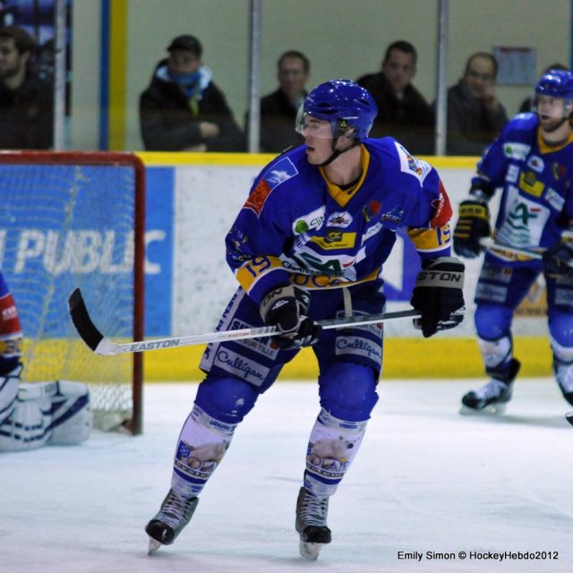 Photo hockey match Dijon  - Caen  le 13/10/2012