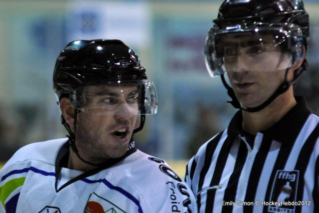 Photo hockey match Dijon  - Caen  le 13/10/2012