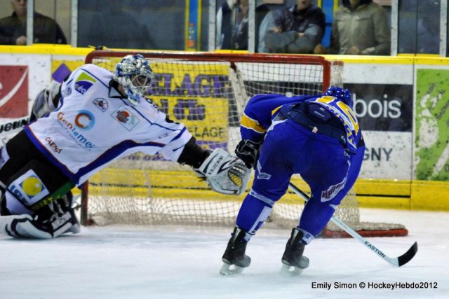 Photo hockey match Dijon  - Caen  le 13/10/2012