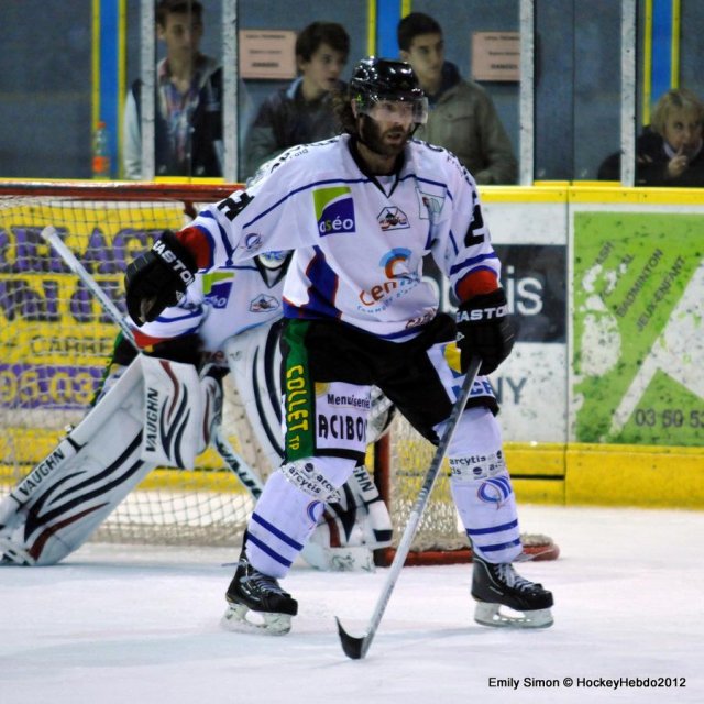 Photo hockey match Dijon  - Caen  le 13/10/2012