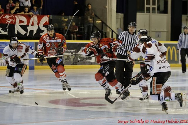 Photo hockey match Mulhouse - Morzine-Avoriaz le 13/10/2012