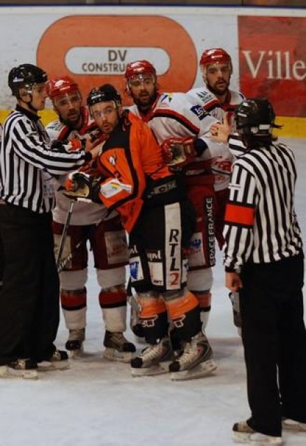 Photo hockey match Tours  - Briançon  le 11/03/2008