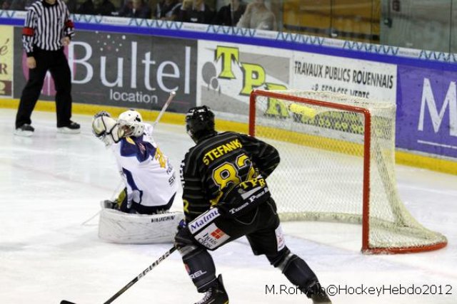 Photo hockey match Rouen - Chamonix  le 13/10/2012