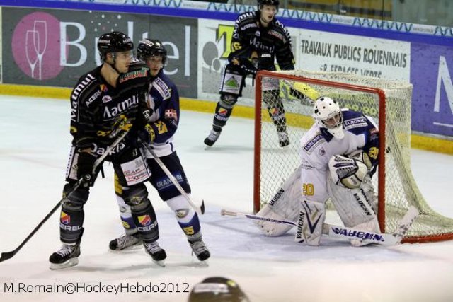 Photo hockey match Rouen - Chamonix  le 13/10/2012